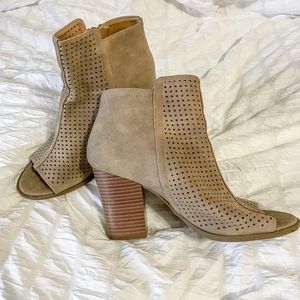 TRASH Wedge Open-toed Booties - Size 8